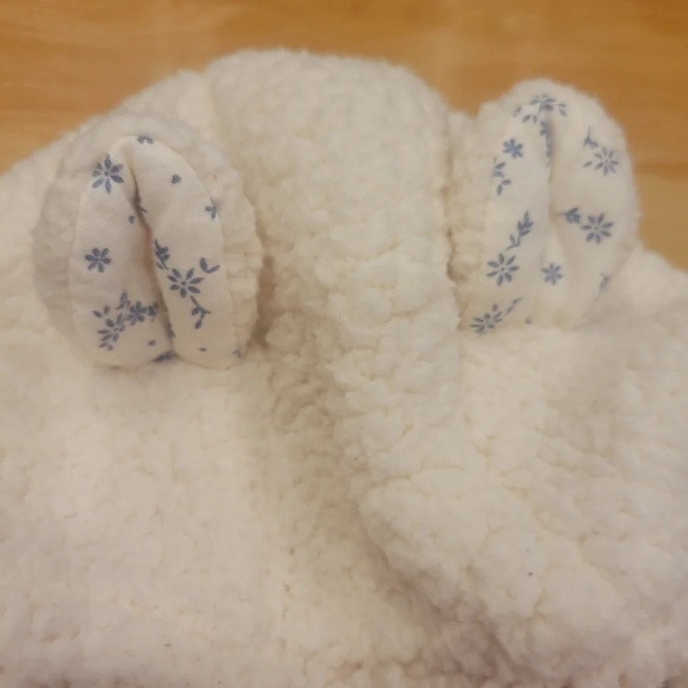 Babaluno sherpa hooded baby winter coat size 9-12 months